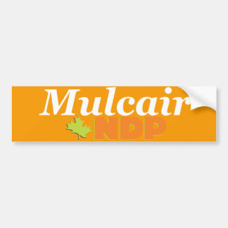 Mulcair NDP Bumpersticker