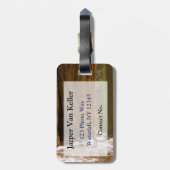 Mule Deer Bagagelabel (Achterkant verticaal)