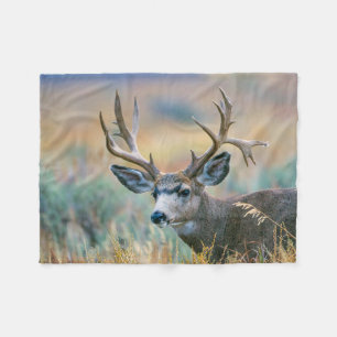 Mule Deer bok Grand Teton National Park Wyoming Fleece Deken