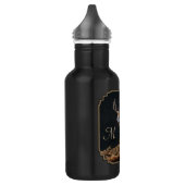 Mule Deer Buck Autumn Trophy Antlers Monogram Waterfles (Links)