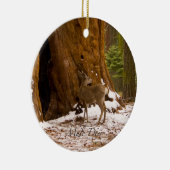 Mule Deer Keramisch Ornament (Rechts)