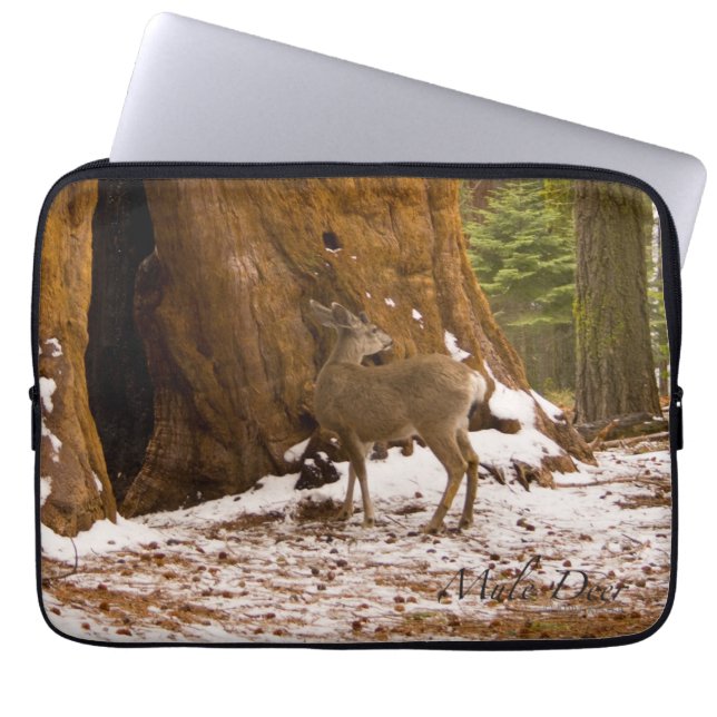 Mule Deer Laptop Sleeve (Voorkant)