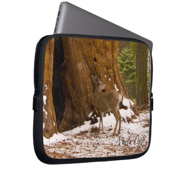 Mule Deer Laptop Sleeve (Voorkant Rechts)