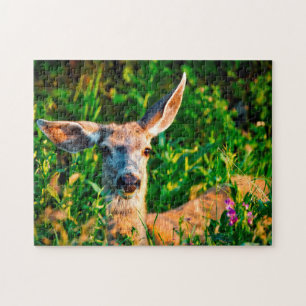 Mule Deer Montana. Legpuzzel