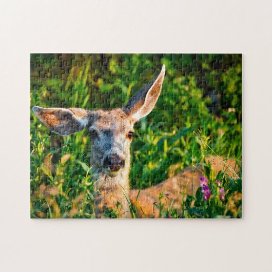 Mule Deer Montana. Legpuzzel (Horizontaal)