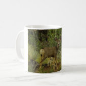 Mule Deer Raspberry Koffiemok (Voorkant links)