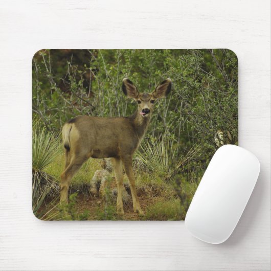 Mule Deer Raspberry Muismat (Met muis)