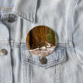 Mule Deer Ronde Button 7,6 Cm (In situ)