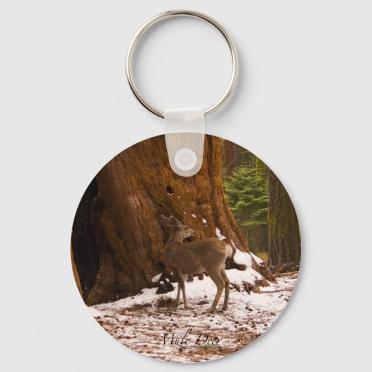 Mule Deer Sleutelhanger (Voorkant)