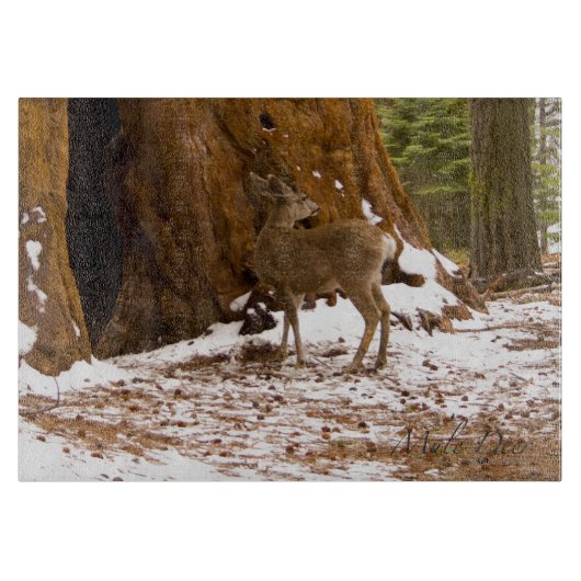 Mule Deer Snijplank (Voorkant)