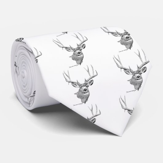 Mule Deer Stropdas (Opgerold)