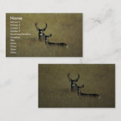 Mule Deer Visitekaartje (Voorkant / Achterkant)