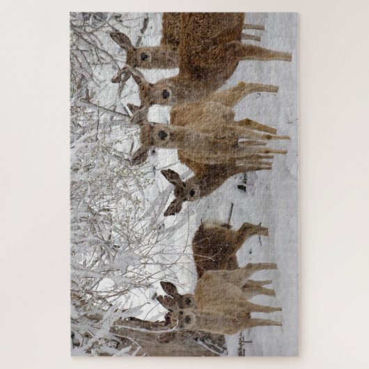 Mule Deer Wyoming Legpuzzel (Verticaal)