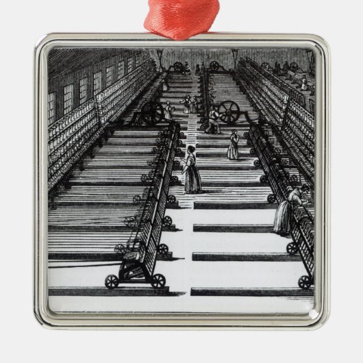 Mule draaien metalen ornament (Voorkant)