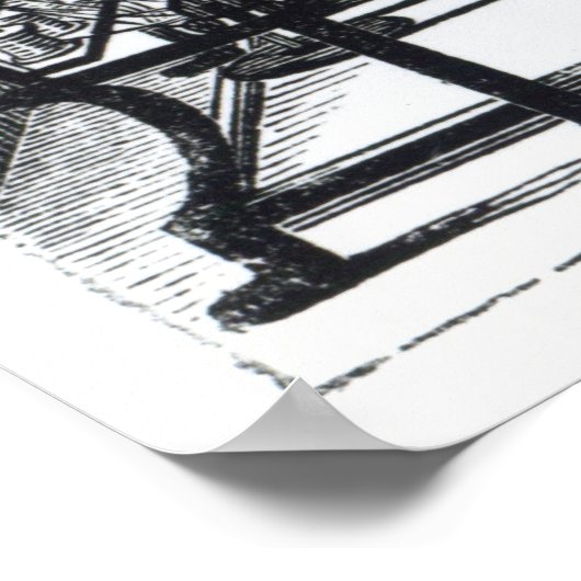 Mule draaien poster (Hoek)