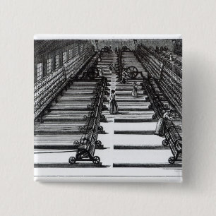 Mule draaien vierkante button 5,1 cm