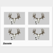 Mule herenbeenklooster rechthoekige sticker (Vel)