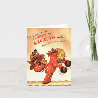  Mule Kick Holiday Kaart