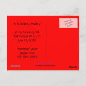 Mule Postcard-any-customize Briefkaart (Achterkant)