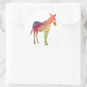 Mule Ronde Sticker (Tas)