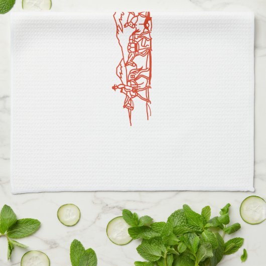 Mule Train Theedoek (Gevouwen)