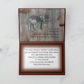 Mules Jubileum kaart- aanpassen van elke gelegenhe Kaart (Binnen)