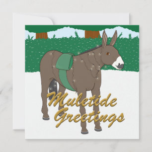 Muletide Greetings - kerstkaart