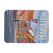 Mulhouse Photo Vintage Magneet (Horizontaal)