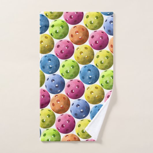 Mulitcolor Pickleball Sweat Towel Handdoek (Handdoek)