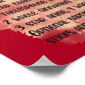 Mulled wijn recept kerstfeest bar poster (Hoek)