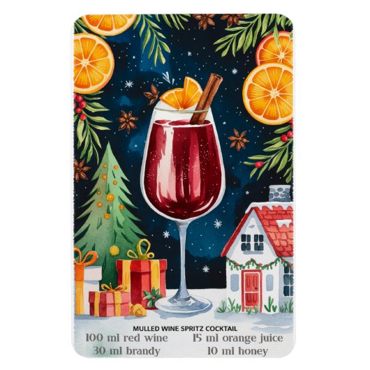 Mulled Wine Spritz Magneet (Verticaal)