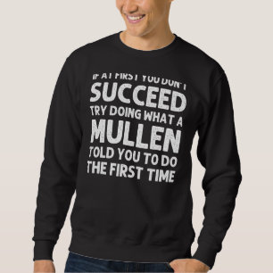 Mullen achternaam stamboom verjaardag reünie idee trui