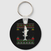 Mullet Fish Lover Matching Ugly Mullet Christmas T Sleutelhanger (Voorkant)