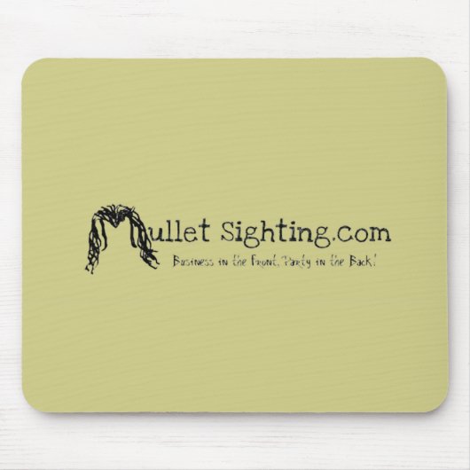 Mullet Sighting Mousepad Muismat (Voorkant)