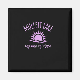 Mullett Lake My Happy Place Mi Boating Vissen Cam Magneet