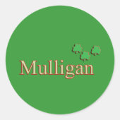Mulligan Familie Sticker (Voorkant)