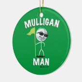 MULLIGAN MAN FUNNY GOLF ORNAMENT (Links)