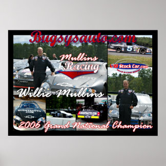 Mulling Racing Collage Poster