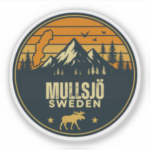 Mullsjö, Zweden Sverige Sticker