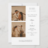 Multi 3 photo et typographie Faire-part des jeunes (Dos)