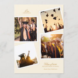 multi 4 photo frame graduation high school aankondiging