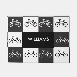 Multi-Bike - zwart en wit Deurmat