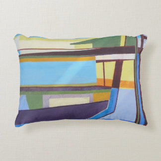 Multi Blue Accent Pillow Decoratief Kussen
