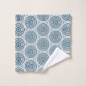 Multi Blue Mandala Pattern  Bad Handdoek (Wasdoekje)