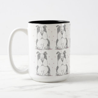 Multi Bulldog-mok Tweekleurige Koffiemok
