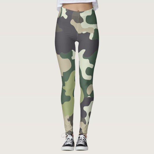 multi-cam Camouflage Leggings (Voorkant)