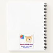 Multi Cardigan Corgi Notitieboek (Achterkant)