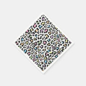  Multi Color Cheetah Print Servet (Hoek)