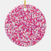 multi-Color Confetti2 Keramisch Ornament (Achterkant)