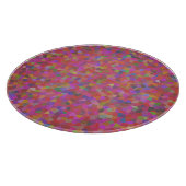 Multi-color confetti design snijplank (Hoek)